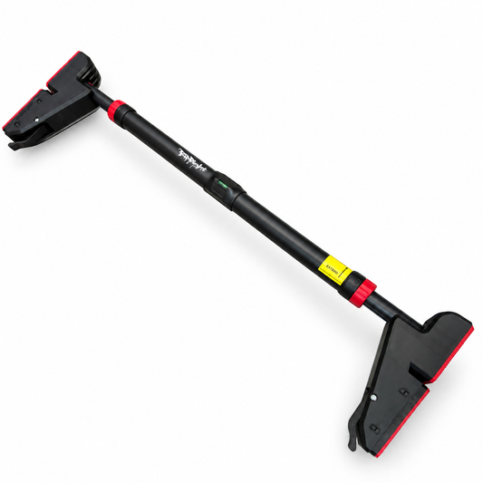 RipRight PullBar doorway pull-up bar with non-slip foam grips and 9-inch wall pads
