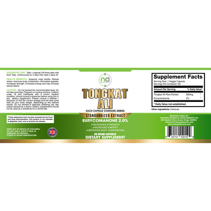 Pure Malaysian Tongkat Ali Extract