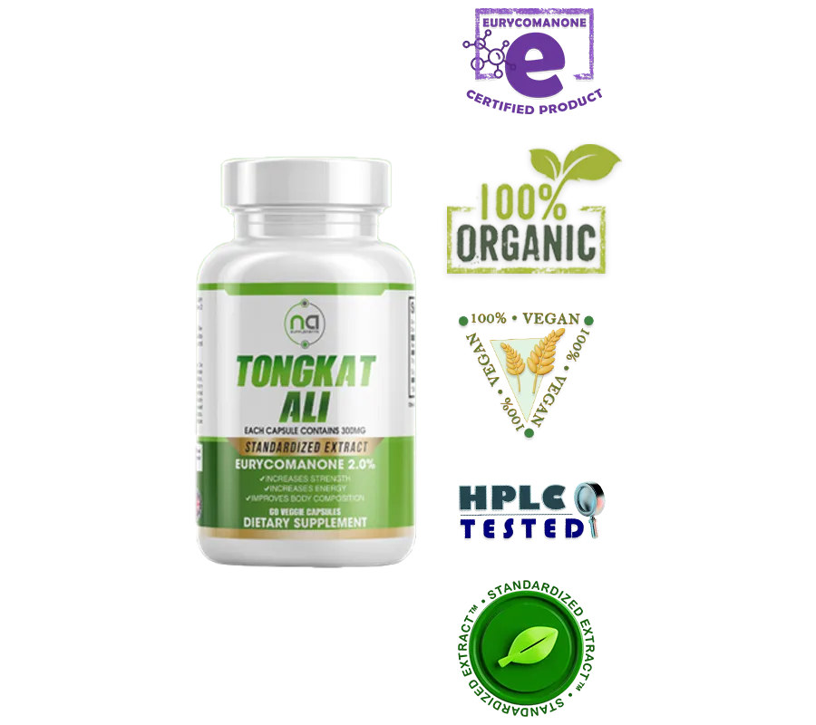 Tongkat Ali 300mg standardized extract bottle